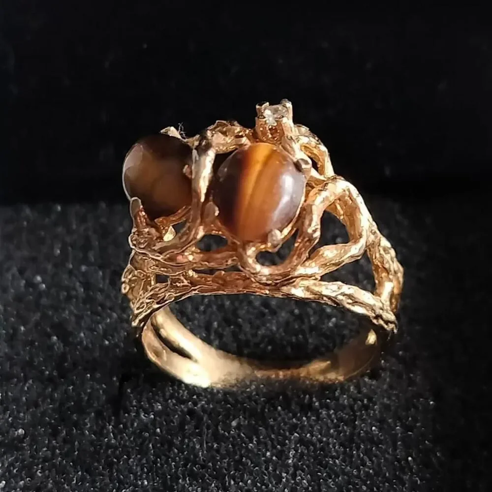 Unbranded Women's Brown and Gold Jewellery